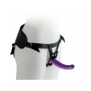 Dildo com Cinta Virgite Roxo M Consoladores - nacloset