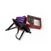 Dildo com Cinta Virgite Roxo S/M/L Consoladores - nacloset