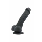 Dildo Realista Virgite R33 Preto 18,5 cm Consoladores - nacloset