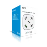Carregador Usb Aisens Branco Eletrónica | Telefones e Tablets - nacloset