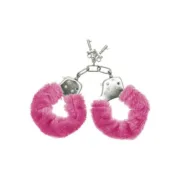 Algemas S Pleasures Furry Cor de Rosa Algemas, mordaças e braçadeiras - nacloset