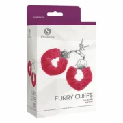 Algemas S Pleasures Furry Vermelho Algemas, mordaças e braçadeiras - nacloset 2