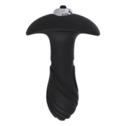 Plug Anal S Pleasures Swirl Preto Preto/Prateado Consoladores - nacloset