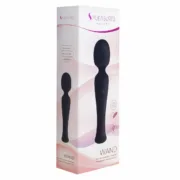 Massajador S Pleasures Wand Preto Massagem Erótica - nacloset