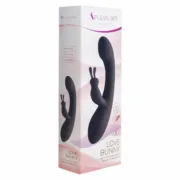 Vibrador Coelho   Preto (18,7 x 3,5 cm) Sexshop - nacloset