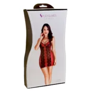Vestido Vermelho/Preto (Tamanho único) Babydolls e bodies - nacloset