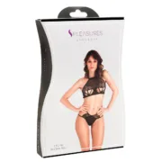 Conjunto de Lingerie S Pleasures Preto (Tamanho único) Cuequinhas e tangas - nacloset
