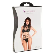 Conjunto de Lingerie S Pleasures Preto (Tamanho único) Cuequinhas e tangas - nacloset