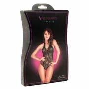 Body S Pleasures Preto Tamanho único Babydolls e bodies - nacloset