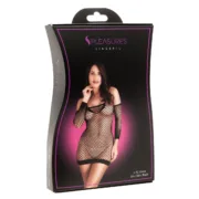 Vestido S Pleasures Preto (Tamanho único) Babydolls e bodies - nacloset