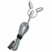 Carregador de Auto USB Universal + Cabo USB-C Subblim SUB-CHG-4CC001 Carregadores USB para o Carro - nacloset 2
