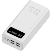 Powerbank LEOTEC LEPOW30W22W Branco 30000 mAh Eletrónica | Telefones e Tablets - nacloset 2