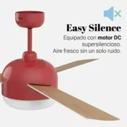 Ventilador de Teto Universal Blue 283-UVT1331-21 Vermelho Ar condicionado e ventiladores - nacloset 2