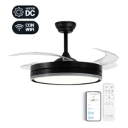 Ventilador de Teto Universal Blue Preto Ar condicionado e ventiladores - nacloset