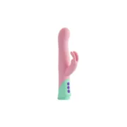 Vibrador Dupla Estimulação Diversual Cor de Rosa Sexshop - nacloset
