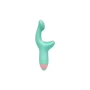 Vibrador Dupla Estimulação Diversual Verde Claro Sexshop - nacloset