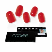 Unhas postiças Nooves Crimson red Gel Autoadesivas Vermelho Estética e Tratamentos Corporais - nacloset