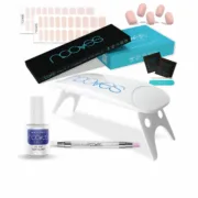 Set de manicure Nooves Premium Rosa Claro Lâminas de gel para unhas 8 Peças Conjuntos de Manicure - nacloset