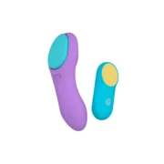 Massageador para Casais Party Color Toys Lilás Sexshop - nacloset