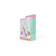 Kit de Treino Weighted Kegel Party Color Toys Silicone 3 Peças Bolas chinesas - nacloset 2
