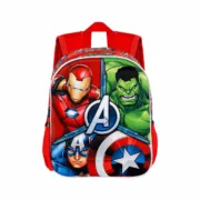 Mochila Escolar 3D The Avengers Karactermania Vermelho 26 x 11 x 31 cm Jogos | Disfarces - nacloset 2