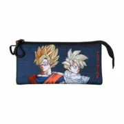 Estojo Triplo Dragon Ball Karactermania Azul escuro Estojo 3 Compartimentos - nacloset 2