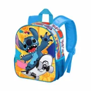 Mochila Escolar 3D Lilo & Stitch Karactermania Azul 26 x 11 x 31 cm Jogos | Disfarces - nacloset