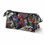 Estojo Triplo Spider-Man 23 x 8 x 11 cm Estojo 3 Compartimentos - nacloset 2