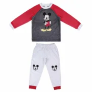 Pijama Infantil Mickey Mouse Cinzento Bebés e Crianças - nacloset