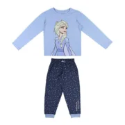 Pijama Infantil Frozen Azul Claro Bebés e Crianças - nacloset