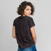 Camisola de Manga Curta Mulher Harry Potter Cinzento Cinzento escuro Moda | Acessórios - nacloset 2