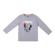 Shirt Infantil Minnie Mouse Cinzento Bebés e Crianças - nacloset