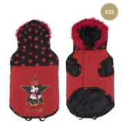 Casaco para Cães Minnie Mouse Preto Vermelho XXS Animais de Estimação - nacloset 2