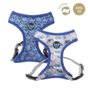 Arnês para Cães Stitch XXS/XS Azul escuro Animais de Estimação - nacloset