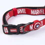 Coleira para Cães Marvel S/M Vermelho Animais de Estimação - nacloset 2