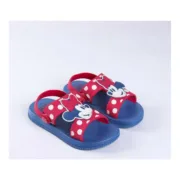 Sandálias Infantis Minnie Mouse Azul Bebés e Crianças - nacloset 2