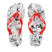 Chinelos para Homem Marvel Vermelho Cinzento Chinelos e meias de natação - nacloset