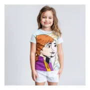 Pijama de Verão Frozen Azul Claro Bebés e Crianças - nacloset 2