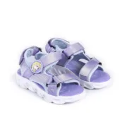 Sandálias Infantis Frozen Lilás Bebés e Crianças - nacloset