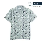 Camisa Mickey Mouse Verde Verde Claro (Adultos) Camisas - nacloset