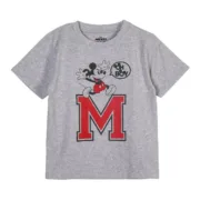 Camisola de Manga Curta Mickey Mouse Cinzento Moda | Acessórios - nacloset