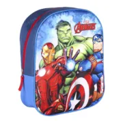 Mochila Escolar The Avengers Azul (25 x 31 x 10 cm) Jogos | Disfarces - nacloset