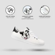 Sapatilhas de Desporto Infantis Mickey Mouse Branco Bebés e Crianças - nacloset 2
