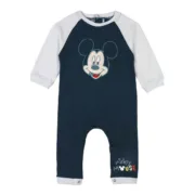 Babygrow de Manga Comprida para Bebé Mickey Mouse Azul Bebés e Crianças - nacloset