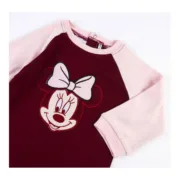Babygrow de Manga Comprida para Bebé Minnie Mouse Grená Bebés e Crianças - nacloset 2
