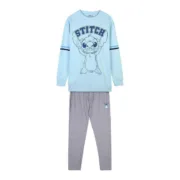 Pijama Stitch Mulher Azul Claro Moda | Acessórios - nacloset