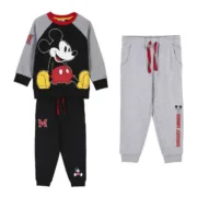 Fato de Treino Infantil Mickey Mouse Preto Bebés e Crianças - nacloset
