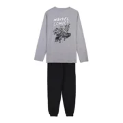 Pijama Marvel Cinzento (Adultos) Homem Moda | Acessórios - nacloset