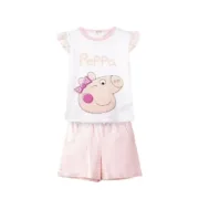 Conjunto de Vestuário Peppa Pig Branco Infantil Bebés e Crianças - nacloset