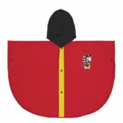 Poncho Impermeável com Capuz Mickey Mouse Vermelho Bebés e Crianças - nacloset